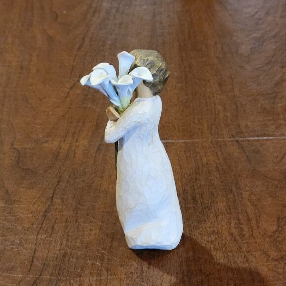 Demdaco Willow Tree White 2010 Beautiful Wishes Susan Lordi Angel Figurine - Picture 7 of 9